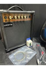 Elektro Gitar Seti(Gitar-Amfi-Askı-Kapo-Tuner-Kılıf-Kablo-Pena-Yedek Takım Tel)