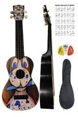 Desenli Ukulele Kılıf Pena