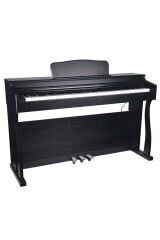 Adams Slm8835 Siyah Digital Piyano Hammer Action Tuş 196 Polyfoni Tabure Dahil