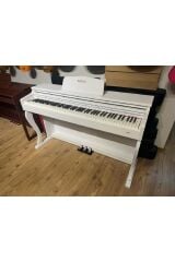 Adams Slm8835 Beyaz Digital Piyano Hammer Action Tuş 196 Polyfoni Tabure Dahil