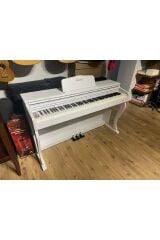 Adams Slm8835 Beyaz Digital Piyano Hammer Action Tuş 196 Polyfoni Tabure Dahil