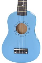 Soprano Açık Mavi Ukulele 54cm Kılıf Ve Pena