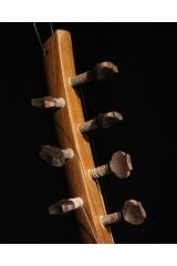 Kompozit Kısa Sap Uzun Sap  Bağlama Saz Kahverengi Kılıf Tezene Yedek Takım Tel