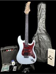 Elektro Gitar Seti 15w Amfi Stant Askı Kılıf Tuner Yedek Tel